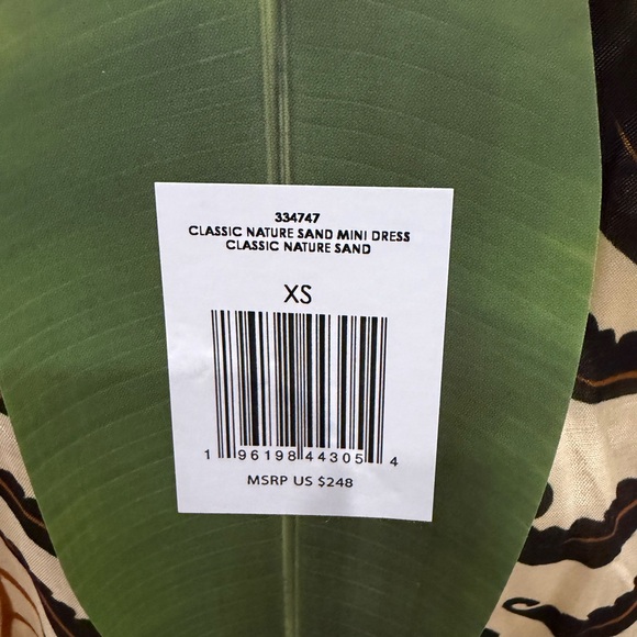 Farm Rio Classic Nature Sand Mini Dress - Picture 12 of 12